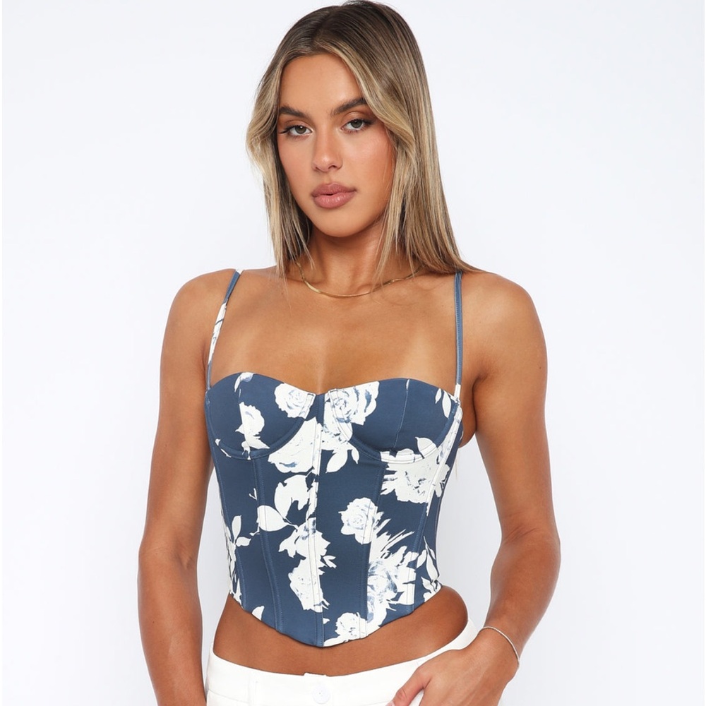 White Fox - In The Morning Bustier Navy Rose XS